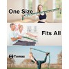 Tumaz Yoga Stretching Strap, 10 Thin-Loop Strap for Physical Therapy,