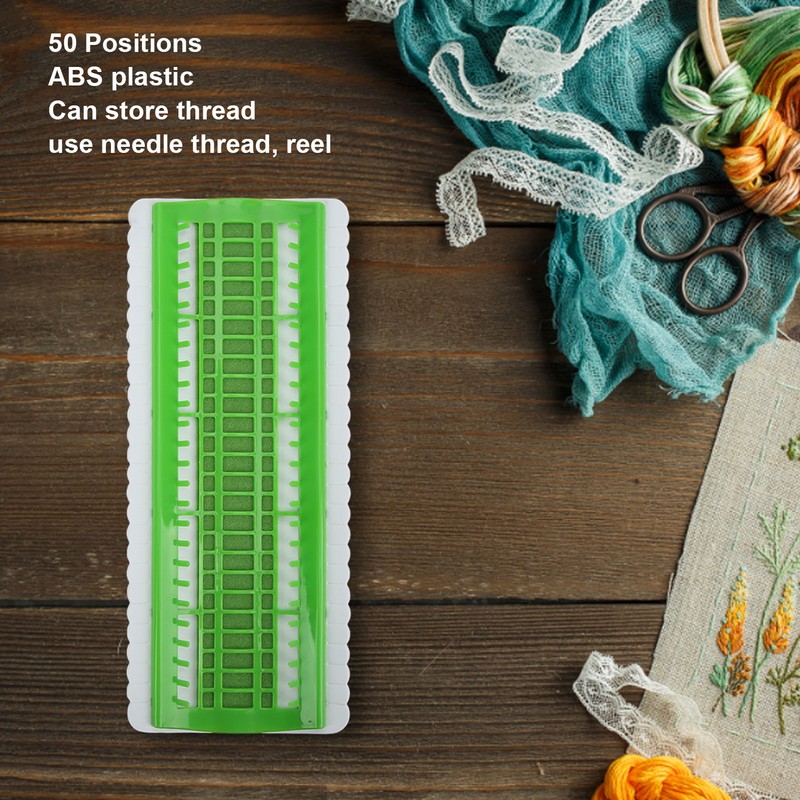 50 Positions Floss Organizer Prevent Knots Portable Floss Organizer Cross