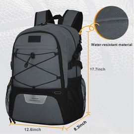 Goloni Soccer Backpack,Basketball Backpack with Ball Compartment & Shoe Compartment,Backpack for Basketball,Soccer, Football, Volleyball, Swim, Gym, Travel