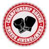 Boxing Championship Emblem Window Truck Car Bumper Sticker Decal 5" x 5"
