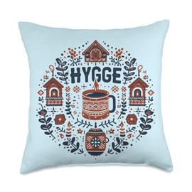 Hygge Time - Enjoying Simple Things in Life Throw Pillow
