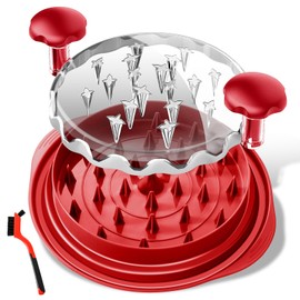 chicken shredder with brush chicken cutter tool twist, easy to use meat cutter, non-slip bar, ergonomic handle, BPA-free, suitable for pork, beef and chicken…