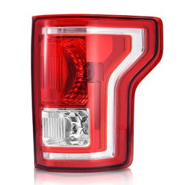 AUTOSAVER88 Tail Lights Assembly Compatible with 2015-2017 Ford F-150 f150 15 16 17 Tail Lamps Taillights taillamps tail light Red Clear OE Replacement Assembly - Passenger Side