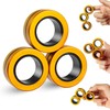 Amyang 3Pcs Fidget toys pack - Stress Relief Magnetic Rings
