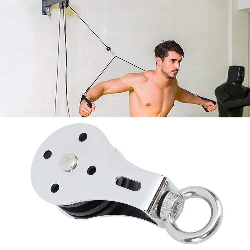 Lifting Single Pulley High Load Bearing Iron Noise Free Swivel