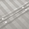 Hafaa Single Duvet Cover Set Hotel Quality Stripes Satin Bedding