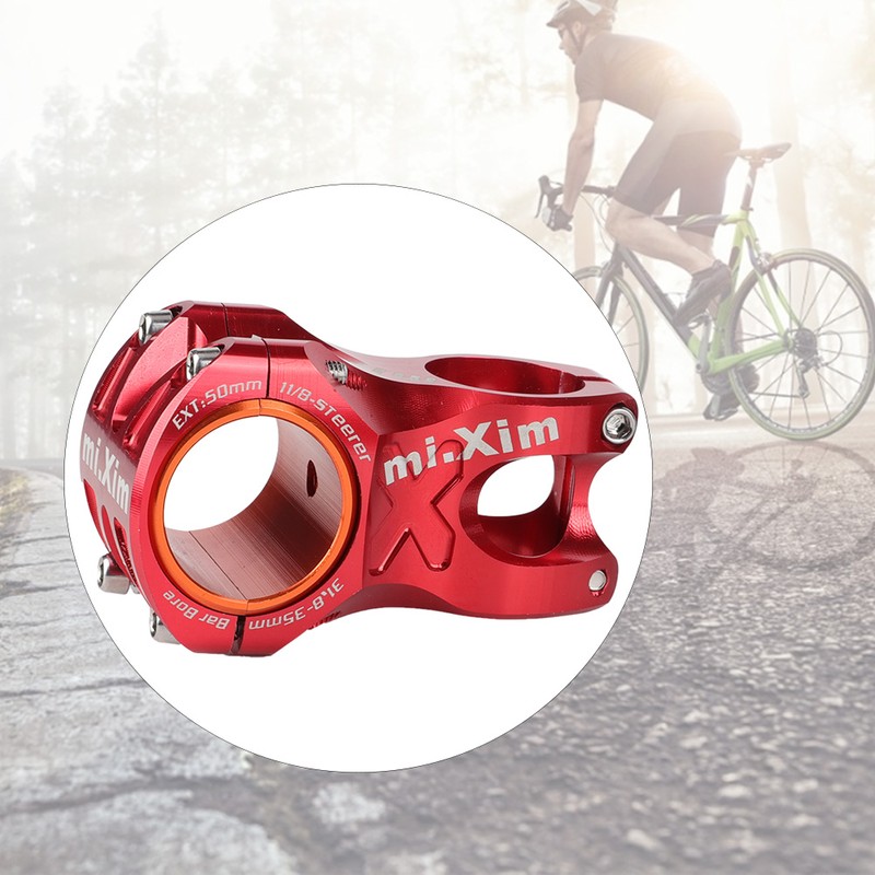 31.8*50mm Aluminium Alloy Short Bike Bar Handlebar Stem Riser Bicycle
