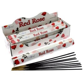 Stamford Red Rose Incense, 20 Sticks x 6 Packs by Stamford