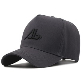 UVERONE Men's Cap, Large Size, Deep, Simple, Unisex, 23.6 - 25.6 inches (60 - 65 cm), gray