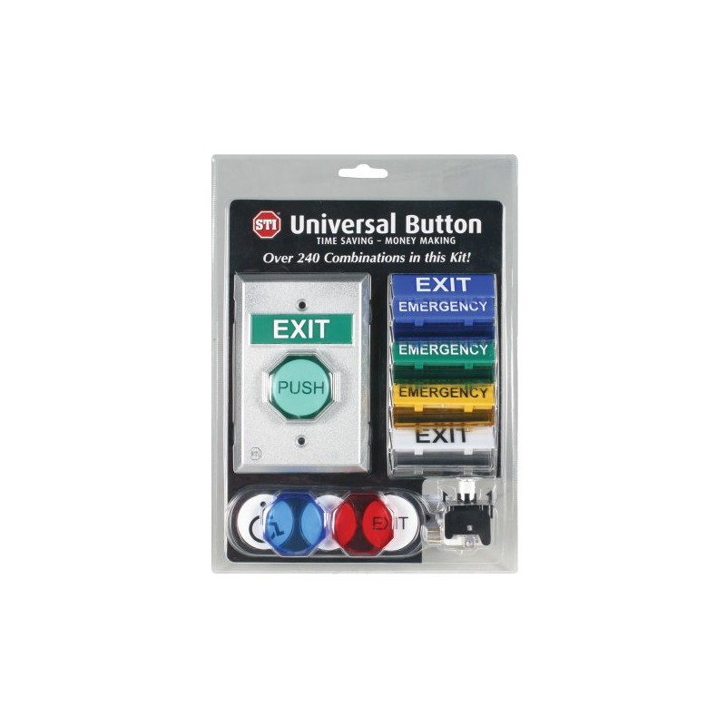 Safety Technology International, Inc. UB-1 Universal Button, Momentary Illuminated LED