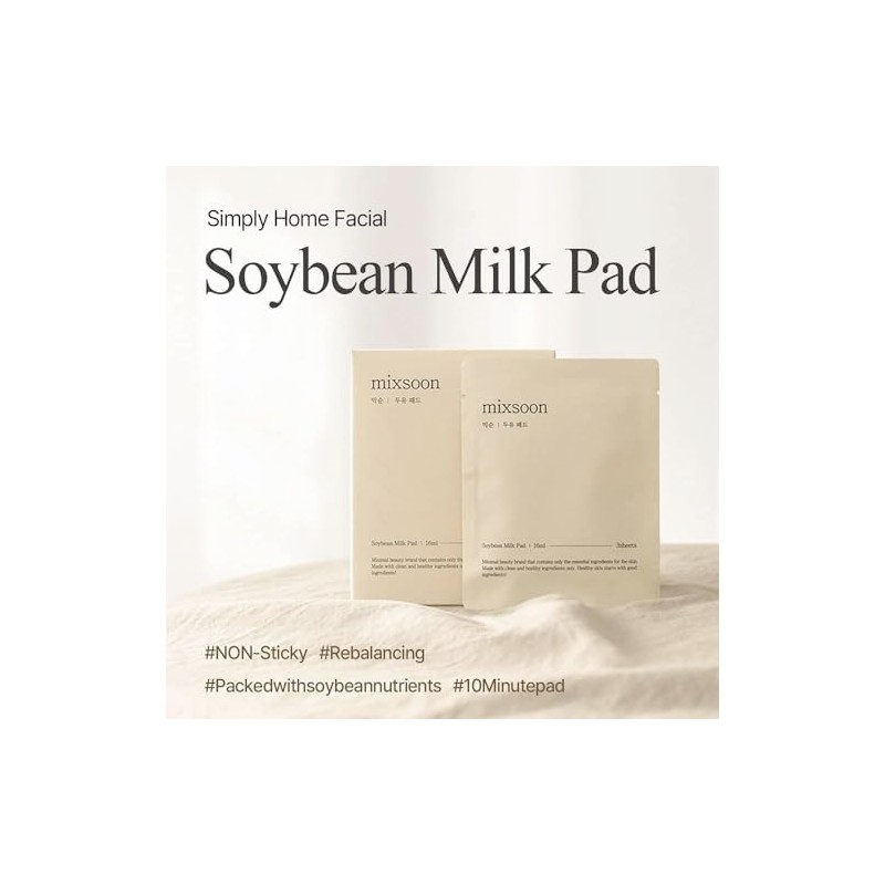 Soybean Milk Pad - 3-in-1 Milky Toner Pad for Glass