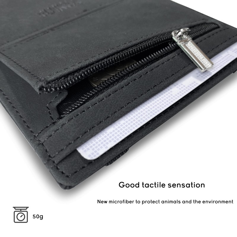 KAGUOl Magic Wallet, Wallet with Coin Compartment, Magic Wallet, Smart