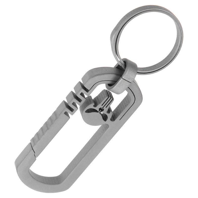 Titanium Alloy Keychain Men's Waist Belt Buckle Outdoor Carabiner Hanging