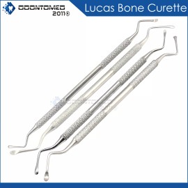 ODM PERIODONTAL LUCAS BONE CURETTES SET OF 4 DENTAL SURGICAL PREMIUM NEW INSTRUMENTS