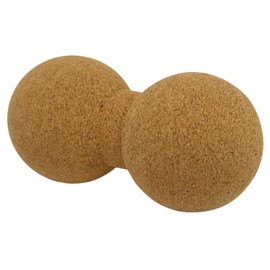 ATC Handels GmbH Natural Cork Massage Tools for Fascia – Discover the Versatile World of Fascia Massage and Improve Your Mobility and Regeneration (Duoball 8 x 16 cm)
