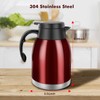 54oz Thermal Coffee Carafe, Stainless Steel Insulated Thermal, Double Wall