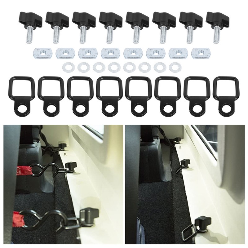 Hard Top Quick Removal Fastener Kit Thumb Screw Nut TieDown