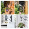Spotact 2 Pcs Outdoor Hanging Plants Hangers 11.81 * 7.48