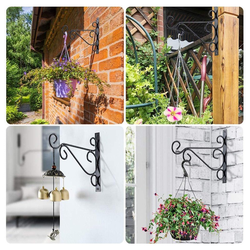 Spotact 2 Pcs Outdoor Hanging Plants Hangers 11.81 * 7.48