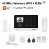 Splenssy WIFI GSM Home Alarm Security System, 2.4in LCD Wireless