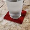 Wonder Woman Classic Logo Low Profile Novelty Cork Coaster Set