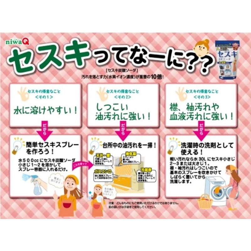 niwaQ Sesqui Cleaner for Kitchen, 13.5 fl oz (400 ml)