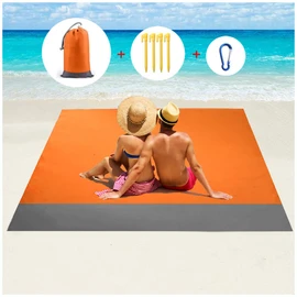 Beach Blanket,Picnic Blanket Large Oversized Waterproof Sand Proof Beach Mat, 4-6 Adults Outdoor Lightweight Portable Four Seasons Picnic Mat for Travel, Camping, Hiking and Music Festivals