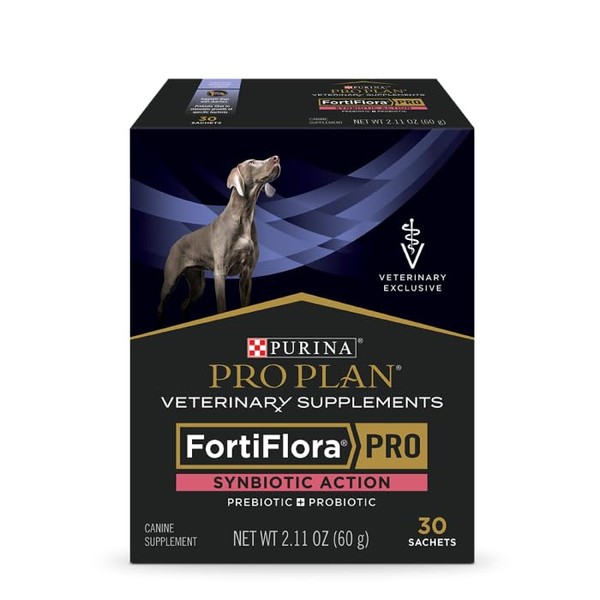 Purina FortiFlora PRO Synbiotic Action Canine Probiotic Supplement 1 box (30 sachets)