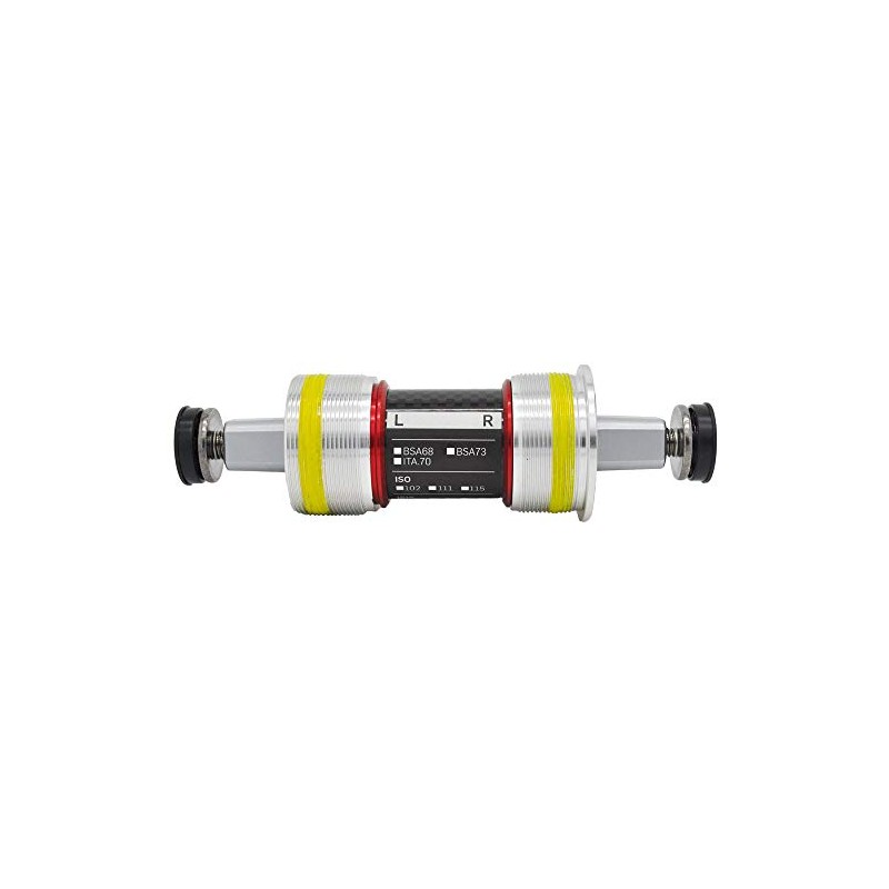 Tifosi Unisex Iso Campagnolo Fit Bottom Bracket, Black, 111mm X