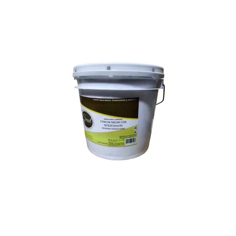 Crema Concha Nácar con Tepezcohuite 4 kilos crema de noche.