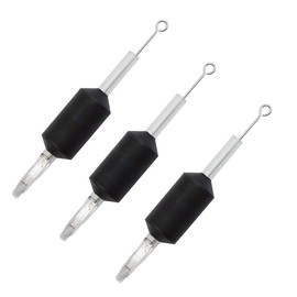 Needlehouse 1inch (25mm) tattoo needles tube combo 20pcs disposable tattoo needles tube grips round liner/Curved Magnum/Single Stack Magnum/Round Shader (1207RM)