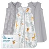 Looxii Baby Sleep Sack 0.5 TOG, 100% Cotton 3 Pack