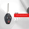 BestKeys 4-BTN Car Entry Remote Key Fob Transponder Ignition Key