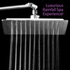 AquaSpa Giant 9-inch Diagonal Square Rain Shower Head PLUS 11-inch