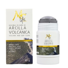 Mc Life. Mascarilla En Barra Arcilla Volcánica 40g, Limpieza. Todo Tipo De Piel