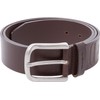 Brax Men's Masterpiece Belt, Plain Buffalo Leather with American Silver