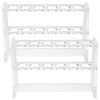 Gatuida Stable Lightweight Test Tube Rack 6 Slots Transparenr Tube