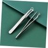 Stainless Steel Round Nose Hair Clips 1 Set Nose Hair