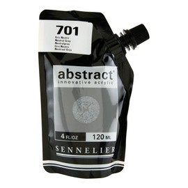 Sennelier Abstract Acrylic Paint 120 ml, Satin Neutral Grey
