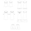 Butterick Misses' Pullover Top, Nightgown and Shorts Sewing Pattern Kit,