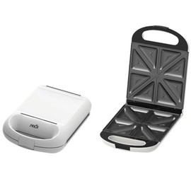 MOI 3 in 1 Sandwich Maker Press with Non-Stick Plates - Breakfast Panini Grill, Square Waffle Maker, Toaster Sandwich Press Combo with 180° Rotation & Indicator Lights - 1200W Breakfast Griller