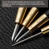 WUTA Leather awl, ebony blackwood & brass awl sewing, leather