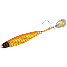 Hayabusa Jack Eye Sawara Spin 2 1.8 oz. (50 g) No.6 Real Fish Scale Fluorescent Yellow FS445