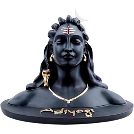 Adiyogi Shiva Statue for Car Dashboard,Pooja & Gift, Mahadev Murti, Idol, Lord Adiyogi Shankara for Home & Office Decor Size-3.5 Inch