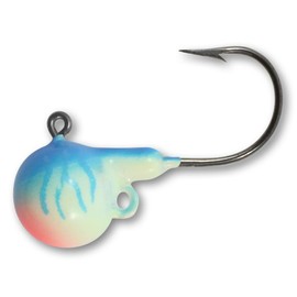 Northland Tackle Fire-Ball Jig - 3/8Oz - 4/Card - Uv Moonlight Glo