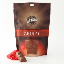 Vermont Nut Free Chocolates Mini Chocolate Bars 9 Ounces, Nut-Free, Egg-Free, Kosher (Mini, Crispy)