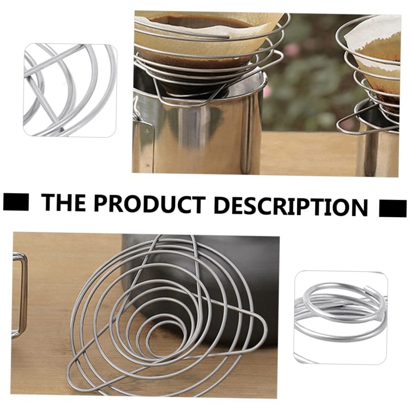TEHAUX 1set Coffee Dripper Filter Holder Compact and Convenient Coffee