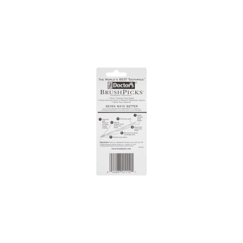 The Doctor's BrushPicks 120 cada uno (paquete de 10)