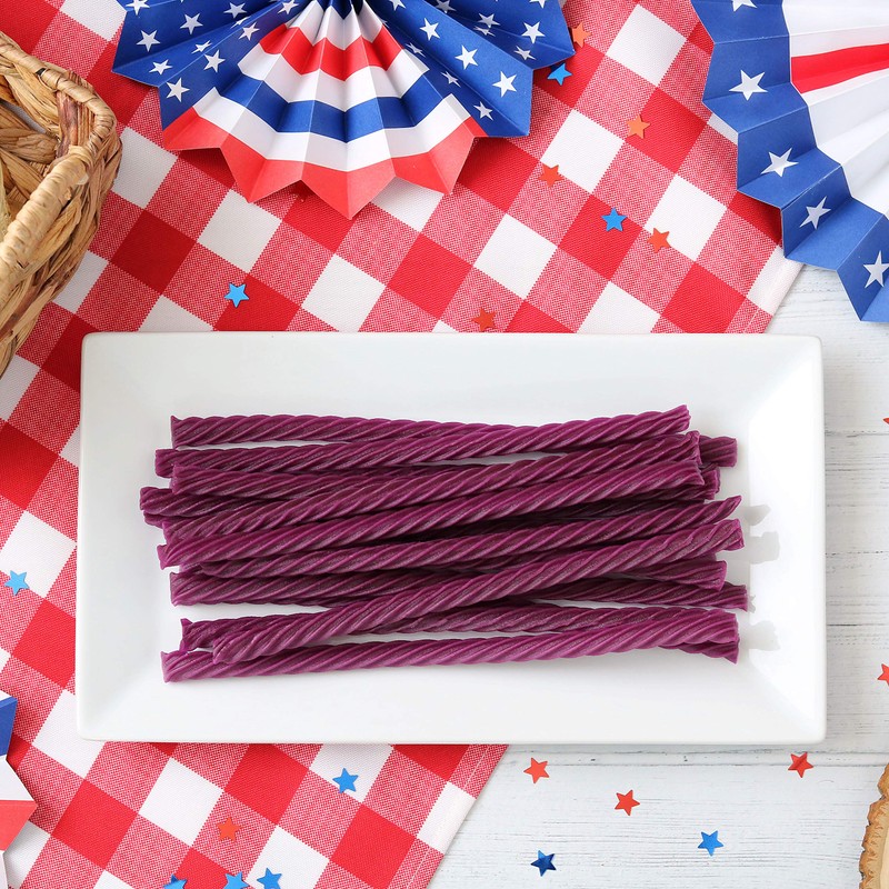 Red Vines Licorice, Grape Flavor Twists, Soft & Chewy Candy,