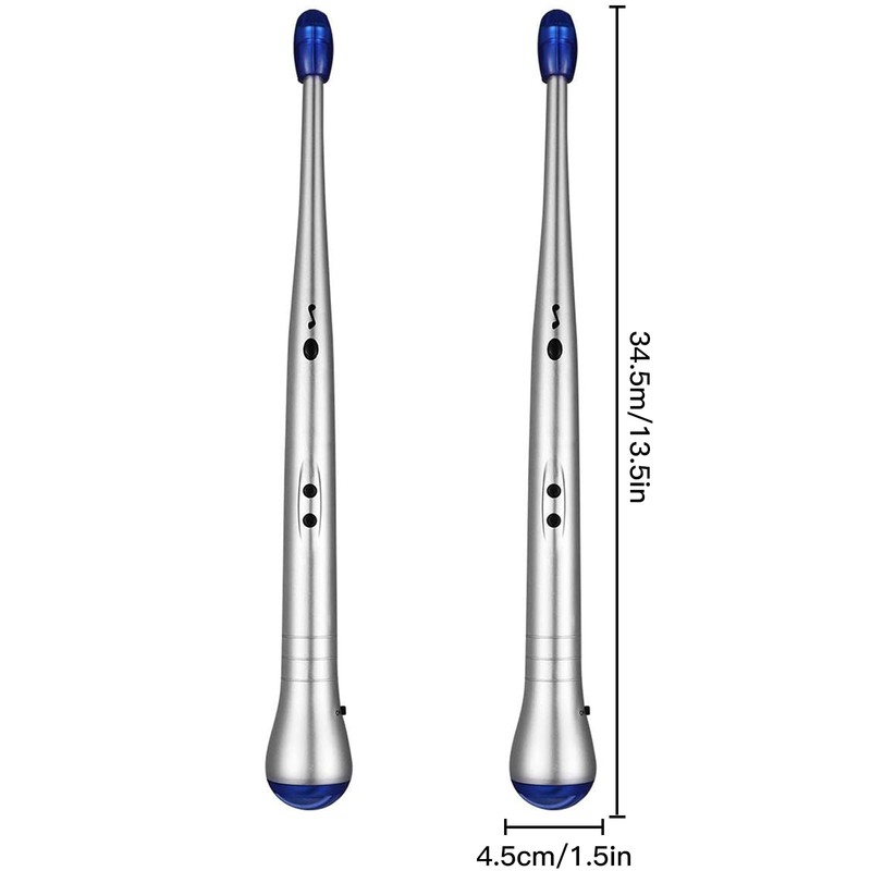 OFKPO 1 Pair Electronic Rhythm Drum Sticks, Air Drumstick for